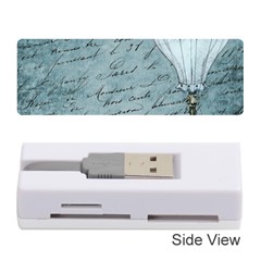 Vintage Hot Air Balloon Lettter Memory Card Reader (stick) by snowwhitegirl