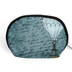 Vintage Hot Air Balloon Lettter Accessory Pouch (medium) by snowwhitegirl