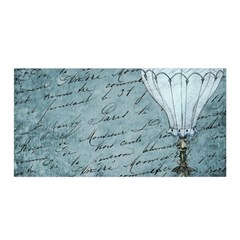 Vintage Hot Air Balloon Lettter Satin Wrap by snowwhitegirl