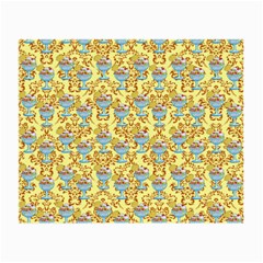 Paisley Yellow Sundaes Small Glasses Cloth by snowwhitegirl