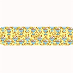 Paisley Yellow Sundaes Large Bar Mats by snowwhitegirl