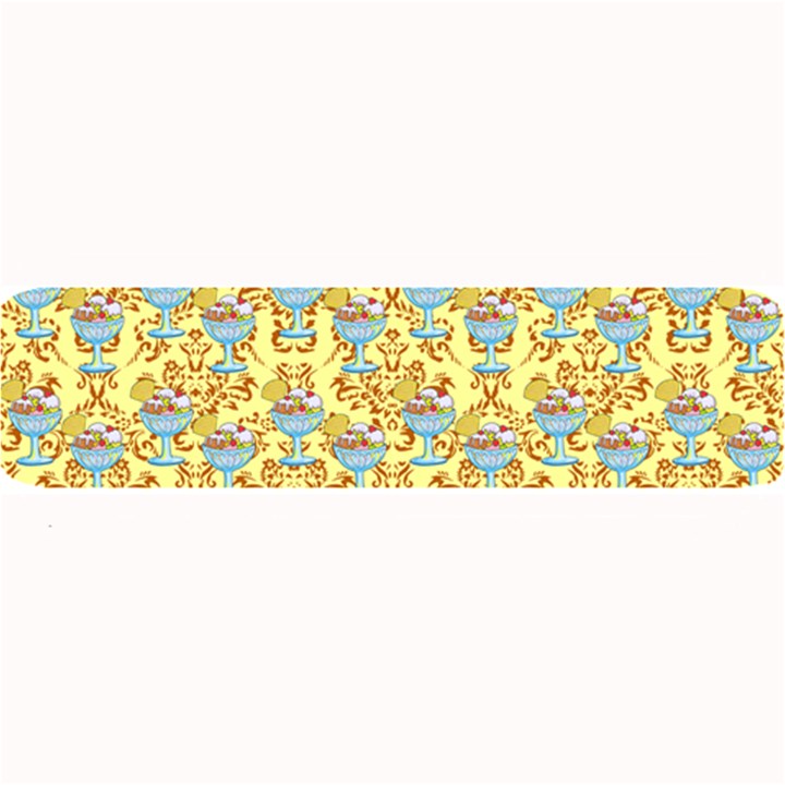 Paisley Yellow Sundaes Large Bar Mats