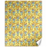 Paisley Yellow Sundaes Canvas 11  x 14  10.95 x13.48  Canvas - 1