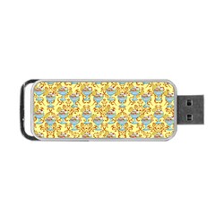 Paisley Yellow Sundaes Portable Usb Flash (one Side) by snowwhitegirl