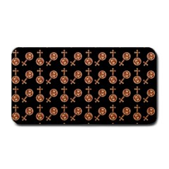 Victorian Crosses Black Medium Bar Mats by snowwhitegirl