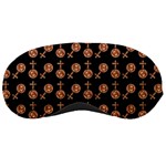 Victorian Crosses Black Sleeping Masks Front