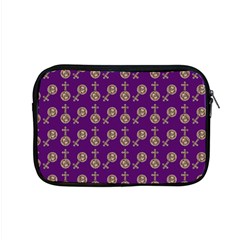 Victorian Crosses Purple Apple Macbook Pro 15  Zipper Case by snowwhitegirl