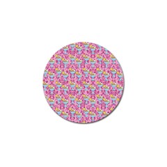 Paisley Pink Sundaes Golf Ball Marker by snowwhitegirl