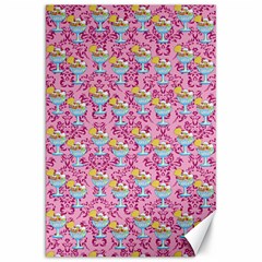 Paisley Pink Sundaes Canvas 20  X 30  by snowwhitegirl