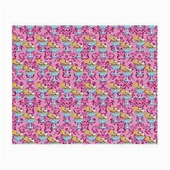 Paisley Pink Sundaes Small Glasses Cloth (2-side) by snowwhitegirl