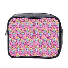 Paisley Pink Sundaes Mini Toiletries Bag (two Sides) by snowwhitegirl