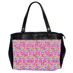 Paisley Pink Sundaes Oversize Office Handbag (2 Sides) by snowwhitegirl