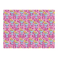 Paisley Pink Sundaes Double Sided Flano Blanket (mini)  by snowwhitegirl