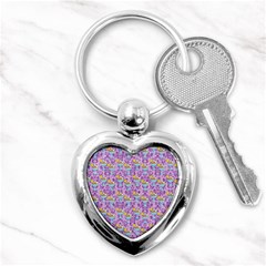 Paisley Lilac Sundaes Key Chains (heart)  by snowwhitegirl