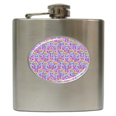 Paisley Lilac Sundaes Hip Flask (6 Oz)