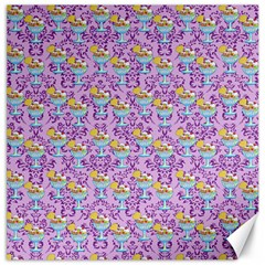 Paisley Lilac Sundaes Canvas 12  X 12  by snowwhitegirl