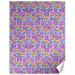 Paisley Lilac Sundaes Canvas 18  X 24  by snowwhitegirl