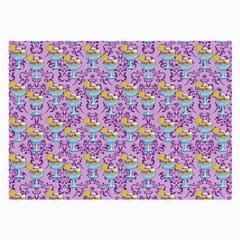 Paisley Lilac Sundaes Large Glasses Cloth by snowwhitegirl