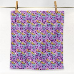 Paisley Lilac Sundaes Face Towel by snowwhitegirl