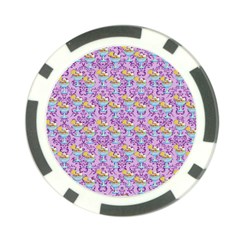 Paisley Lilac Sundaes Poker Chip Card Guard (10 Pack) by snowwhitegirl