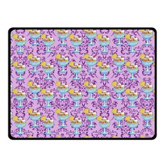 Paisley Lilac Sundaes Fleece Blanket (small) by snowwhitegirl