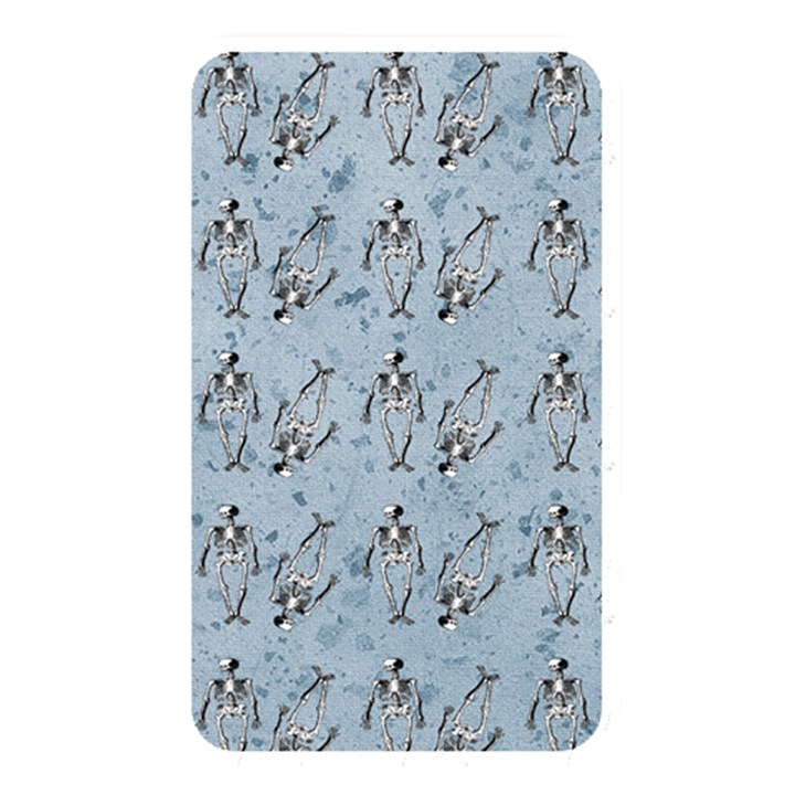 Skeleton Blue Background Memory Card Reader (Rectangular)