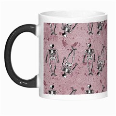 Skeleton Pink Background Morph Mugs