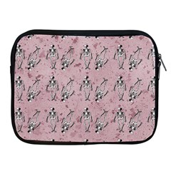 Skeleton Pink Background Apple Ipad 2/3/4 Zipper Cases by snowwhitegirl