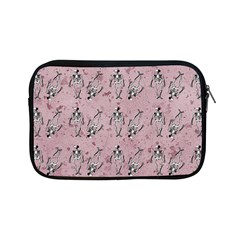 Skeleton Pink Background Apple Ipad Mini Zipper Cases by snowwhitegirl