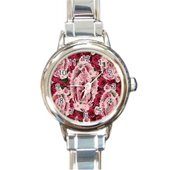 Guadalupe Roses Round Italian Charm Watch