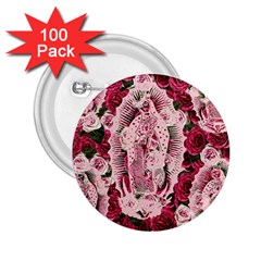 Guadalupe Roses 2.25  Buttons (100 pack) 