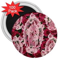 Guadalupe Roses 3  Magnets (100 pack)