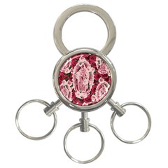 Guadalupe Roses 3-Ring Key Chains