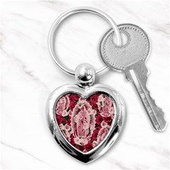 Guadalupe Roses Key Chains (Heart) 