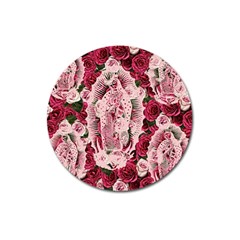 Guadalupe Roses Magnet 3  (Round)