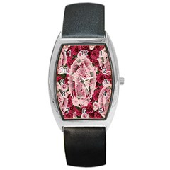 Guadalupe Roses Barrel Style Metal Watch