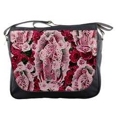 Guadalupe Roses Messenger Bag by snowwhitegirl