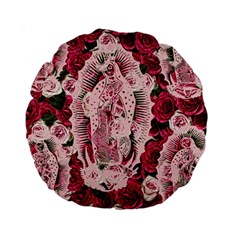 Guadalupe Roses Standard 15  Premium Round Cushions