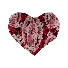 Guadalupe Roses Standard 16  Premium Heart Shape Cushions