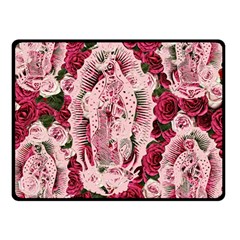 Guadalupe Roses Double Sided Fleece Blanket (Small) 