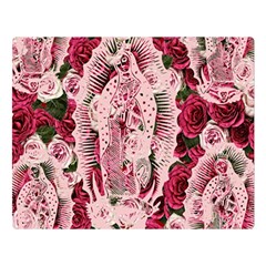 Guadalupe Roses Double Sided Flano Blanket (Large) 