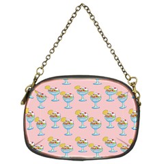 Ice Cream Sundae Pink Chain Purse (One Side)