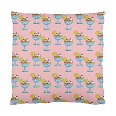 Ice Cream Sundae Pink Standard Cushion Case (Two Sides)