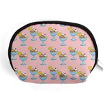 Ice Cream Sundae Pink Accessory Pouch (Medium) Front