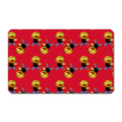 Golden Zombie Magnet (rectangular) by snowwhitegirl