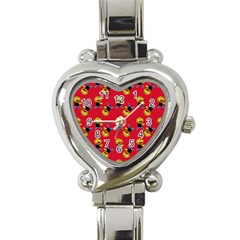 Golden Zombie Heart Italian Charm Watch by snowwhitegirl