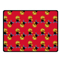 Golden Zombie Double Sided Fleece Blanket (small)  by snowwhitegirl