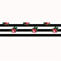 Black Stripes Roses Large Bar Mats by snowwhitegirl