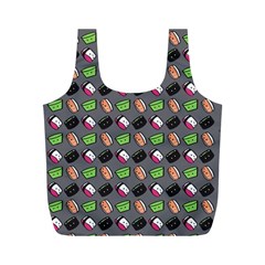 That s How I Roll - Grey - Full Print Recycle Bag (m) by WensdaiAmbrose