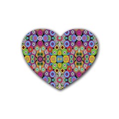 Ml 115 Rubber Coaster (heart)  by ArtworkByPatrick